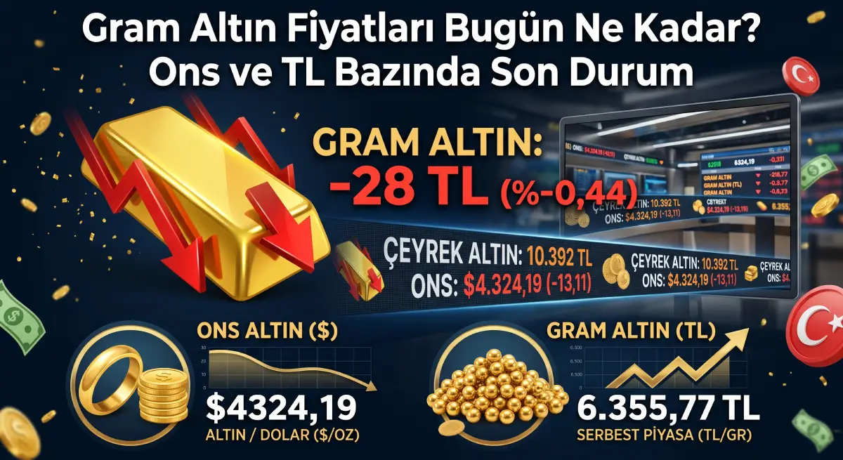 gram altın fiyatları bugün